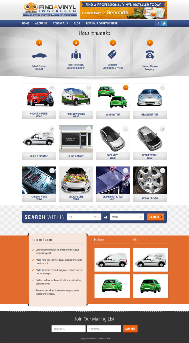 Web-Design von ShreejiAkshar für ImproveYourVehicle | Design #2664208