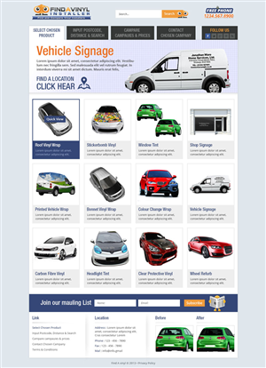 Web Design by Creative Usha for ImproveYourVehicle | Design #2652080