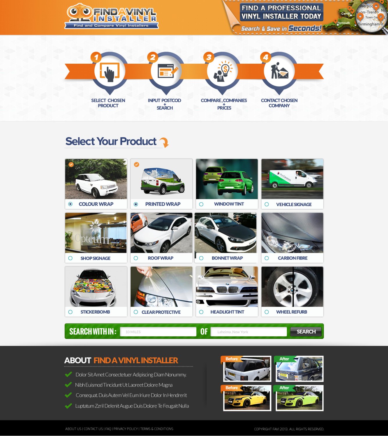 Web Design by TechWise for ImproveYourVehicle | Design #2630124