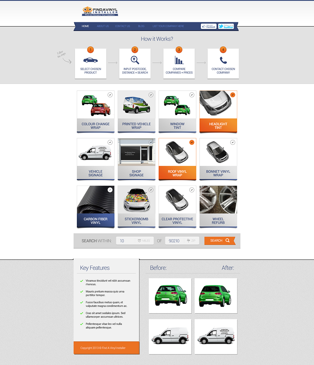 Web Design by Fuxxo Works for ImproveYourVehicle | Design #2651913