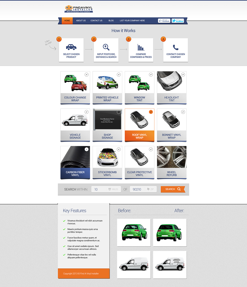 Web Design by Fuxxo Works for ImproveYourVehicle | Design #2652425