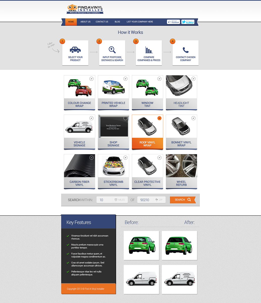 Web Design by Fuxxo Works for ImproveYourVehicle | Design #2652733
