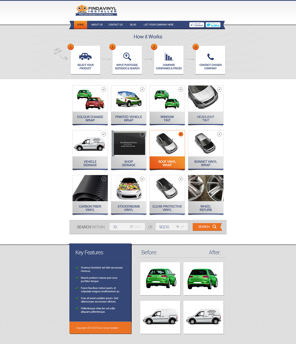 Web Design by Fuxxo Works for ImproveYourVehicle | Design #2653037