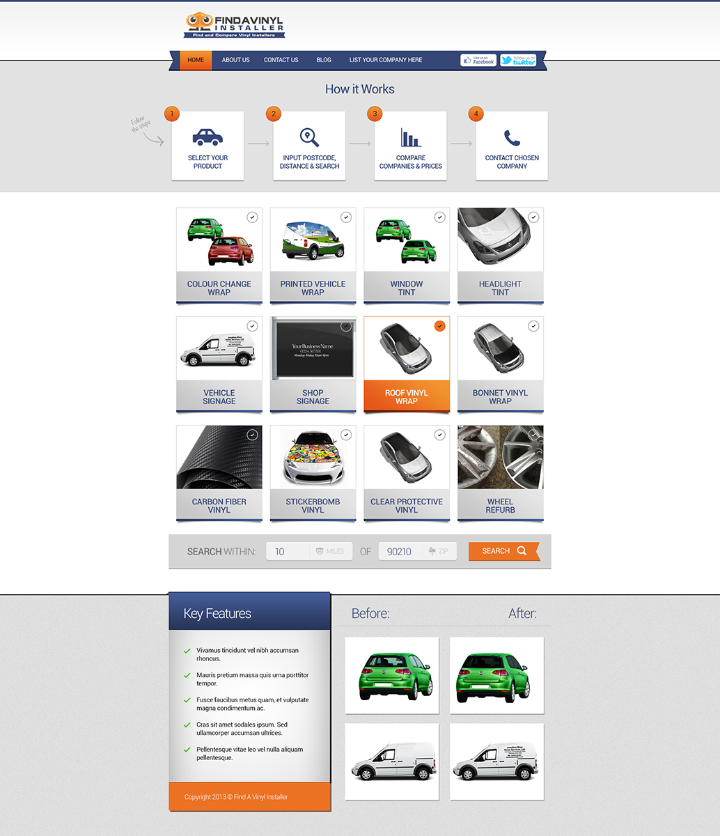 Web Design by Fuxxo Works for ImproveYourVehicle | Design #2653394