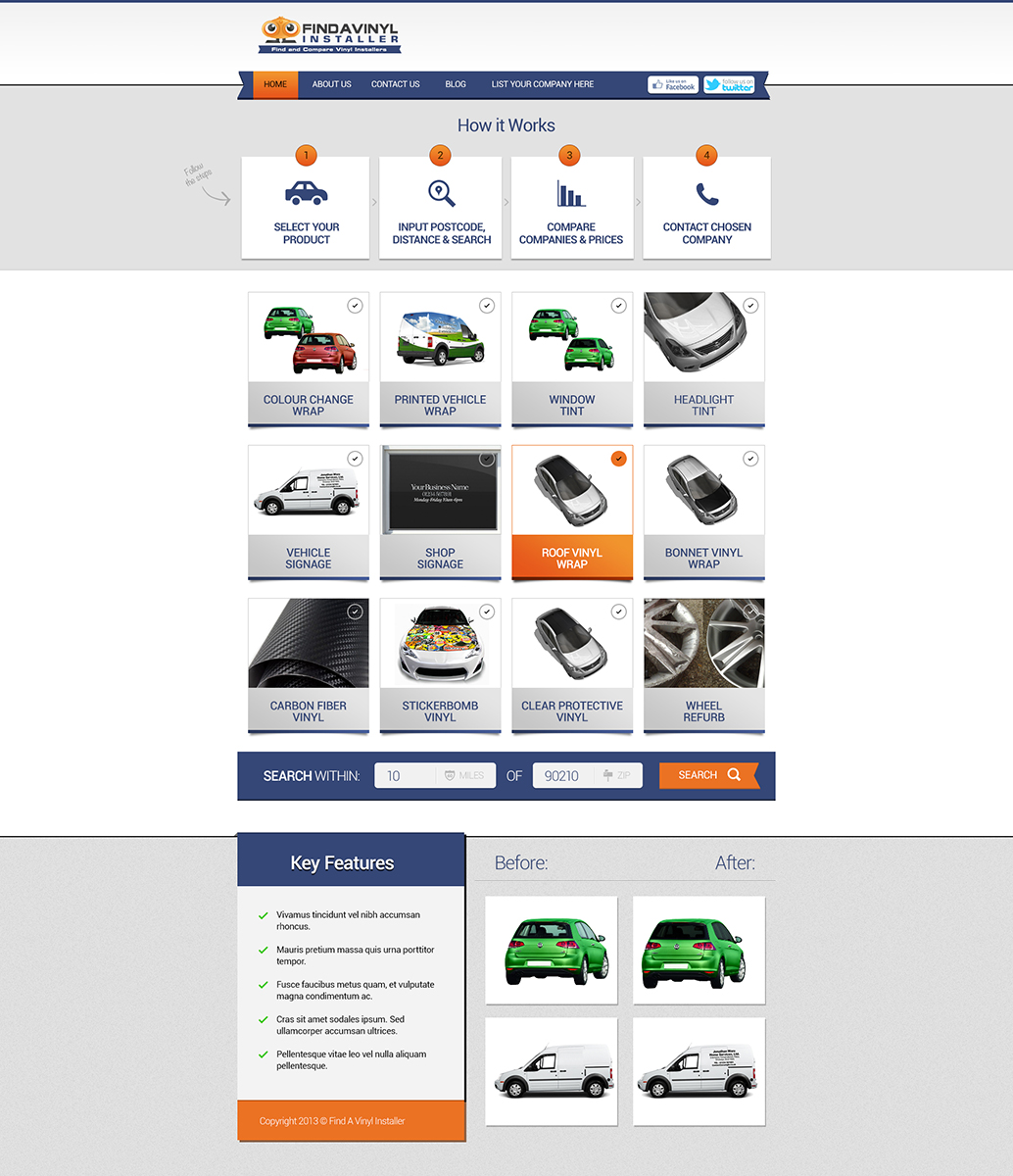 Web Design by Fuxxo Works for ImproveYourVehicle | Design #2662130