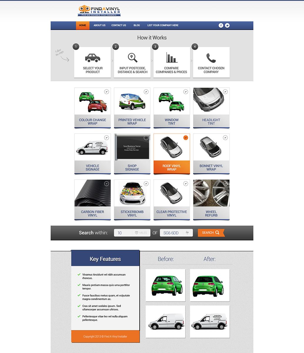 Web Design by Fuxxo Works for ImproveYourVehicle | Design #2663583