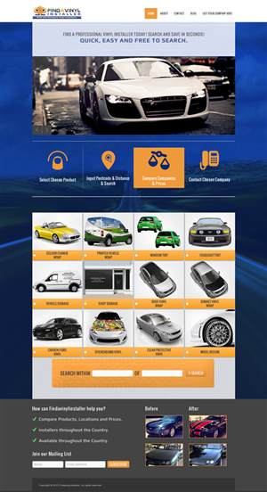 Web Design by Da Miracle for ImproveYourVehicle | Design #2658442