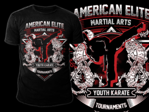 Youth Karate Tournament T-Shirt | Design de T-shirt par Bayu_susilo
