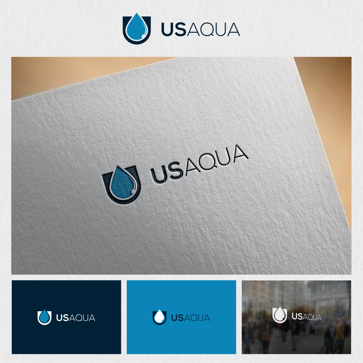 Logo Design by star9 for US Aqua | Design #15838824