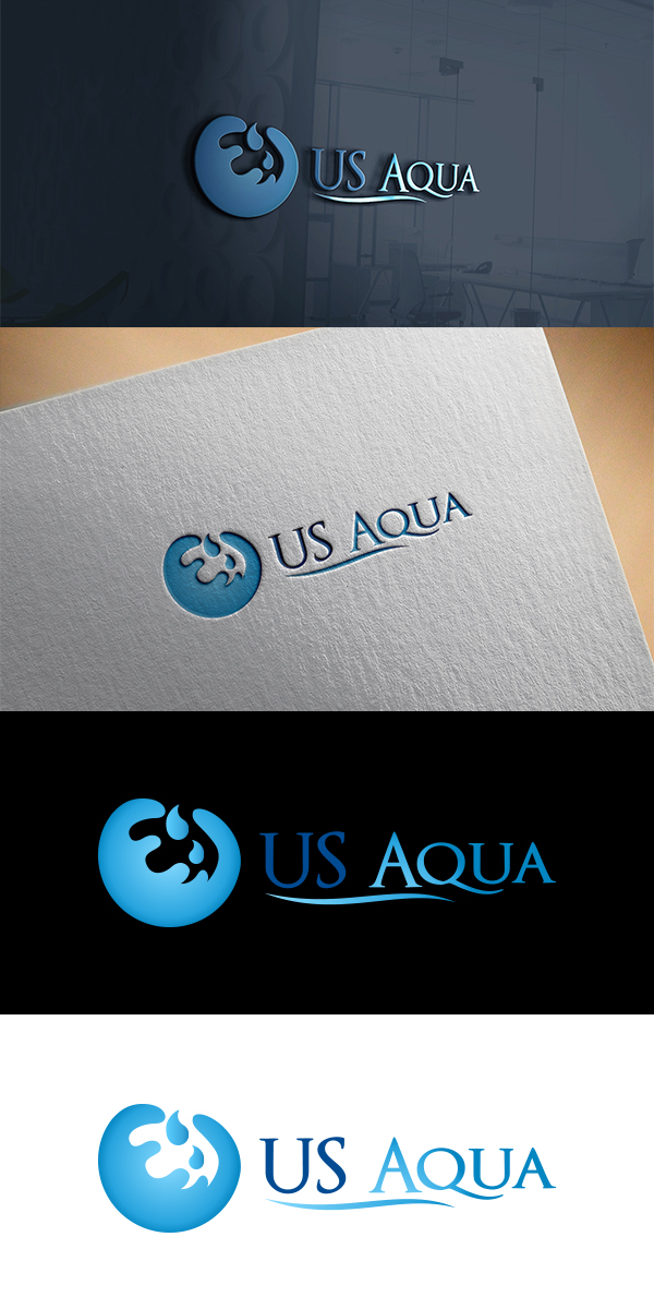 Logo Design by king solangi for US Aqua | Design #15828422