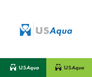 Logo Design by black panda for US Aqua | Design: #15876206