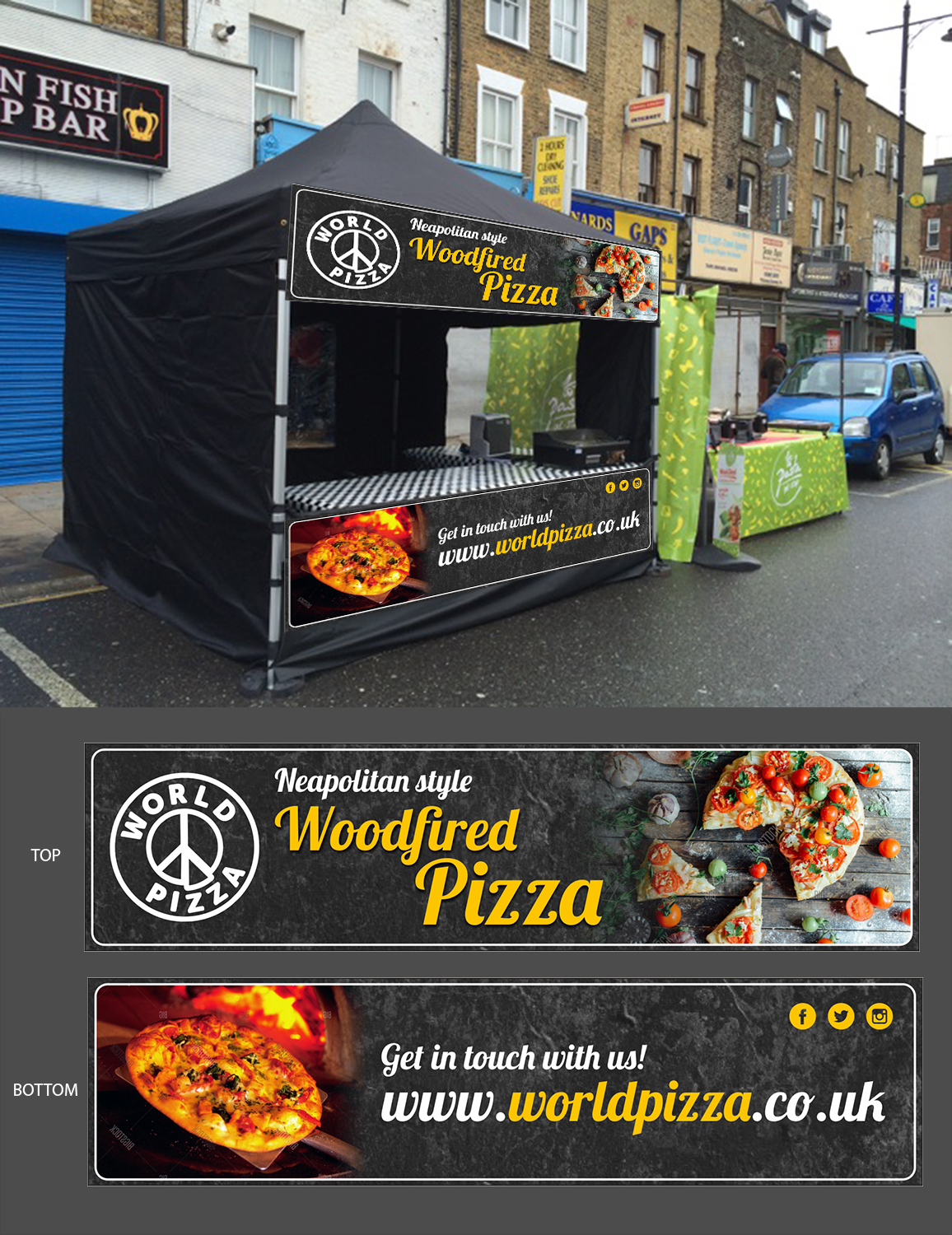 Diseño de Señalética por ecorokerz para World Pizza Limited | Diseño #15818246