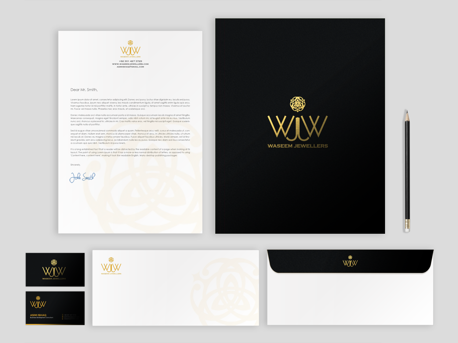 Diseño de Papelería por chandrayaan.creative para Waseem Jewellers | Diseño #15878050