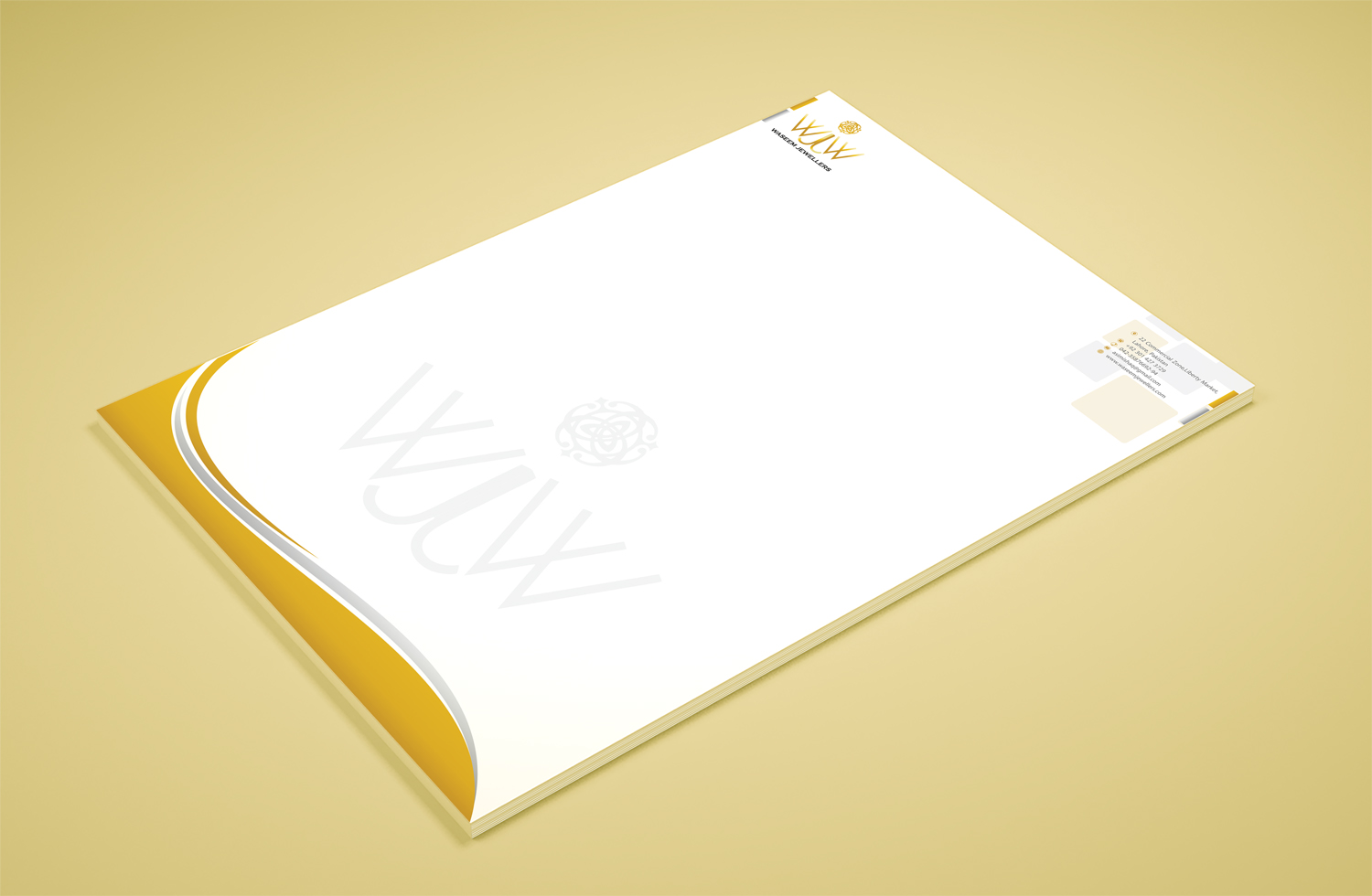 Design de Papeterie par Petter Goms pour Waseem Jewellers | Design #15859871