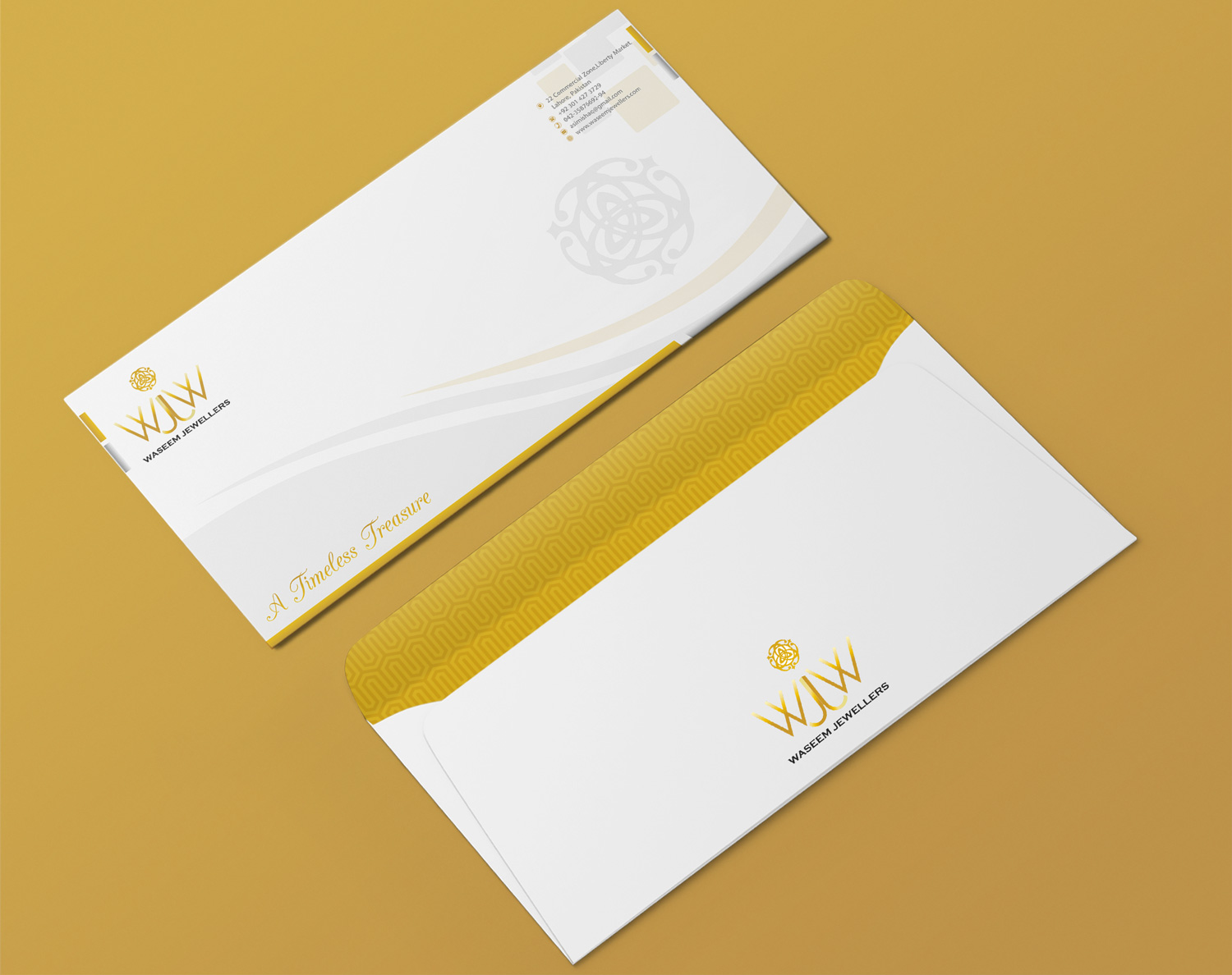 Design de Papeterie par Petter Goms pour Waseem Jewellers | Design #15867889
