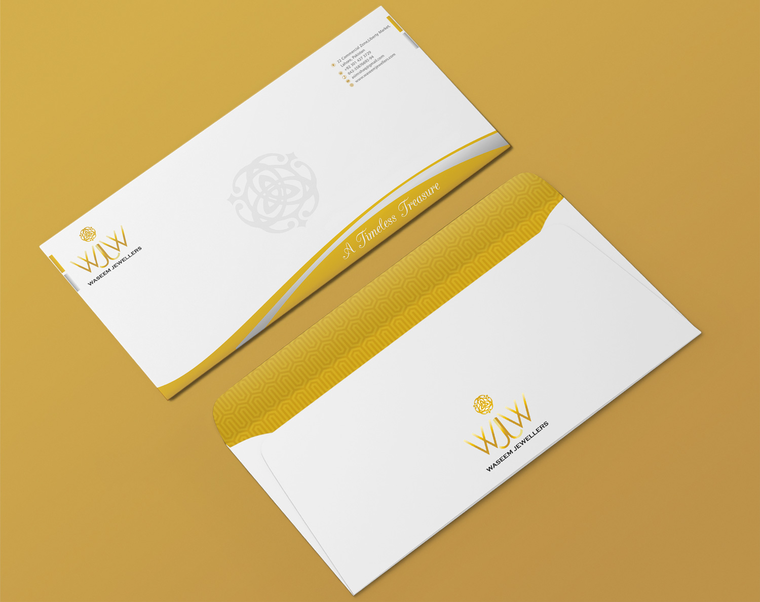 Design de Papeterie par Petter Goms pour Waseem Jewellers | Design #15868386
