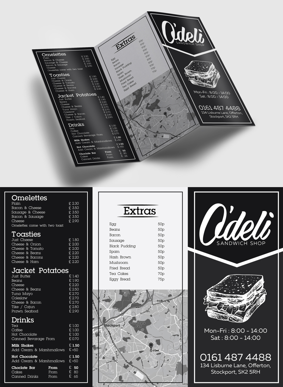 Menu Design by Impressive Sol for Bee Motion | Design #15867600