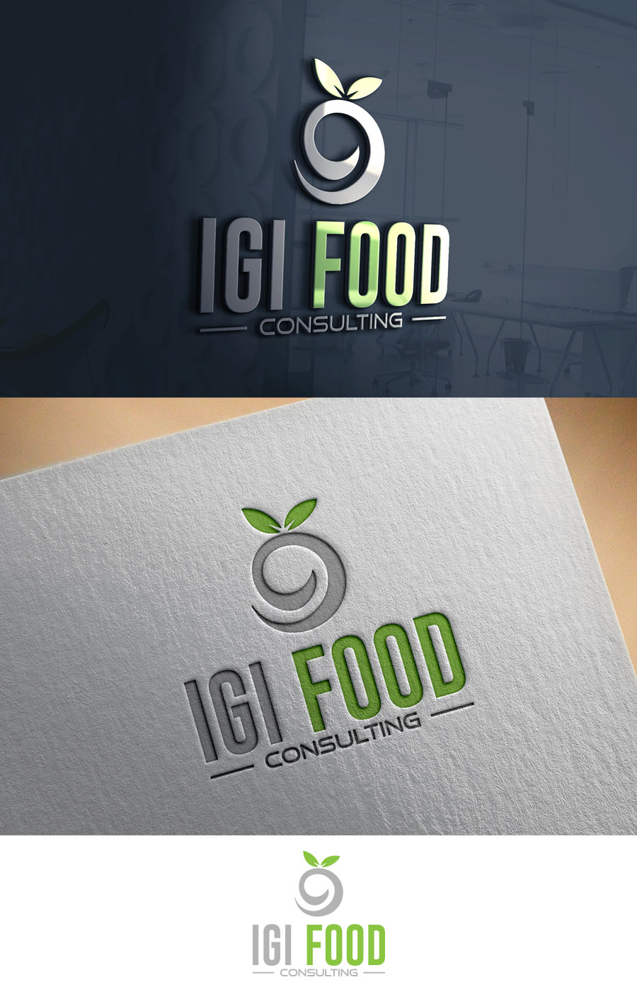 Logo Design by supercreative for IGI Food Consulting LLC VATID9522001204 | Design #15878687