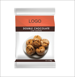 Chocolate Chip Cupcake package design | Diseño de Empaque por fumbh.designs