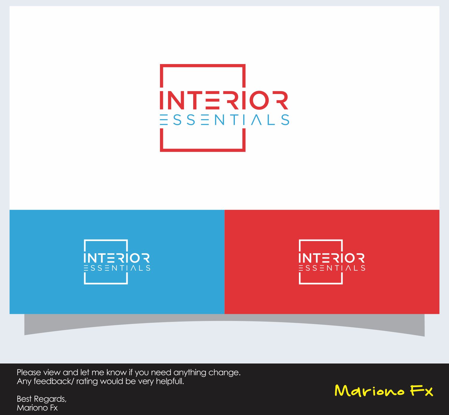 Logo Design by Mariono Fx for B&B Blinds and Decor | Design #15847563