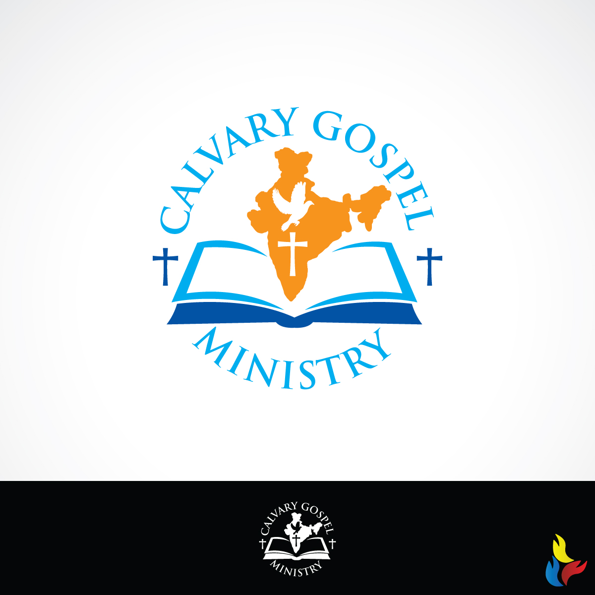Logo Design by Kreative Fingers for Calvary Gospel Ministries | Design #15868178