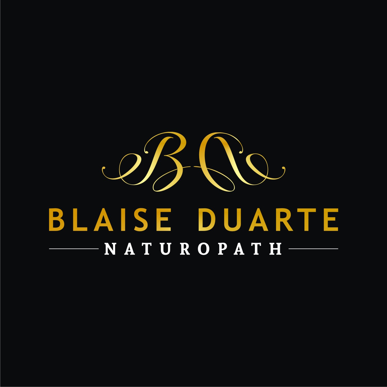 Logo-Design von Ahsa_Design für Blaise Duarte Naturopath | Design #15816250