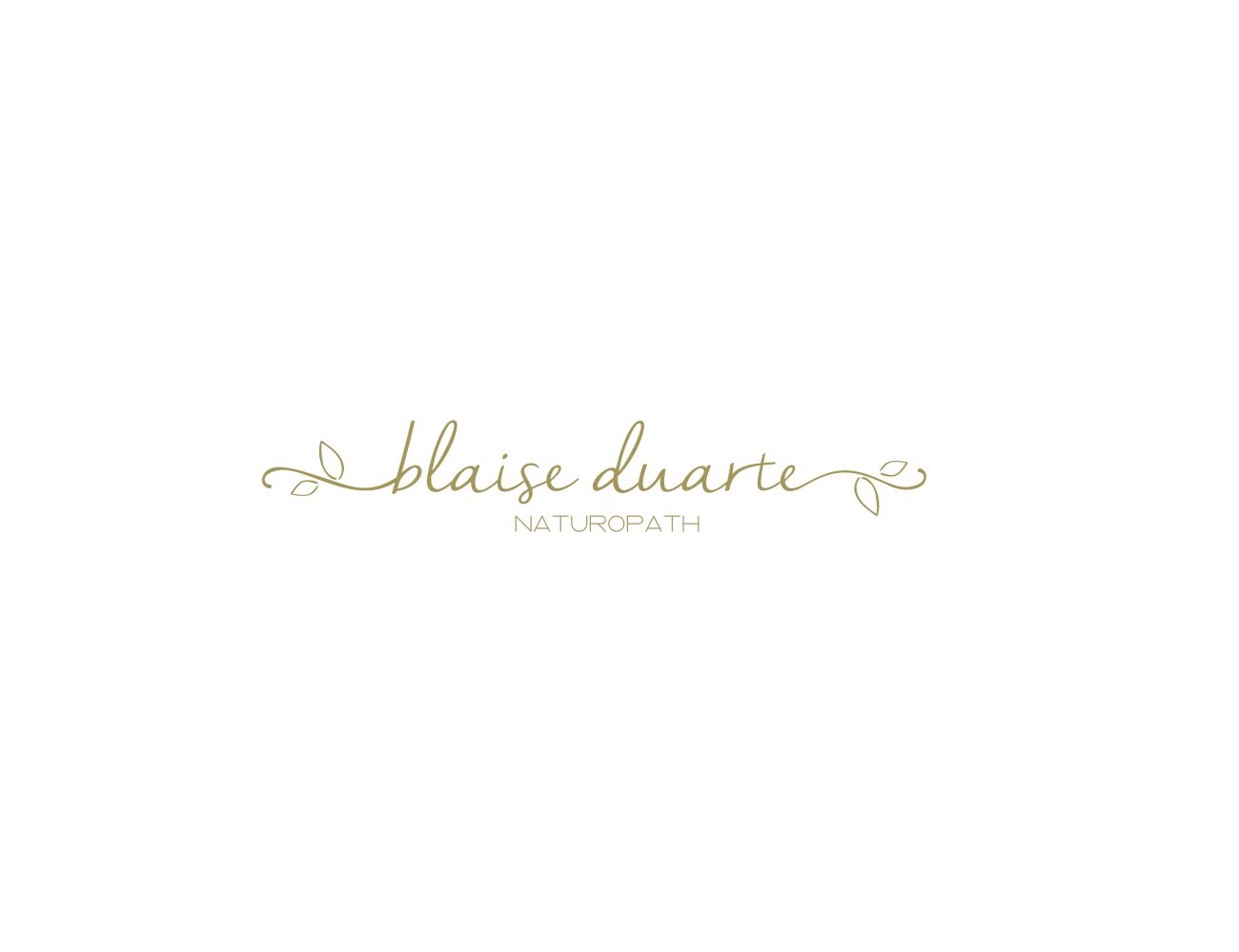 Logo Design by MOH Studio for Blaise Duarte Naturopath | Design #15819650