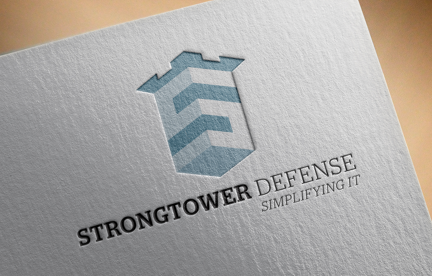 Logo Design by Milestone for Strongtower Defense | Design #15910588