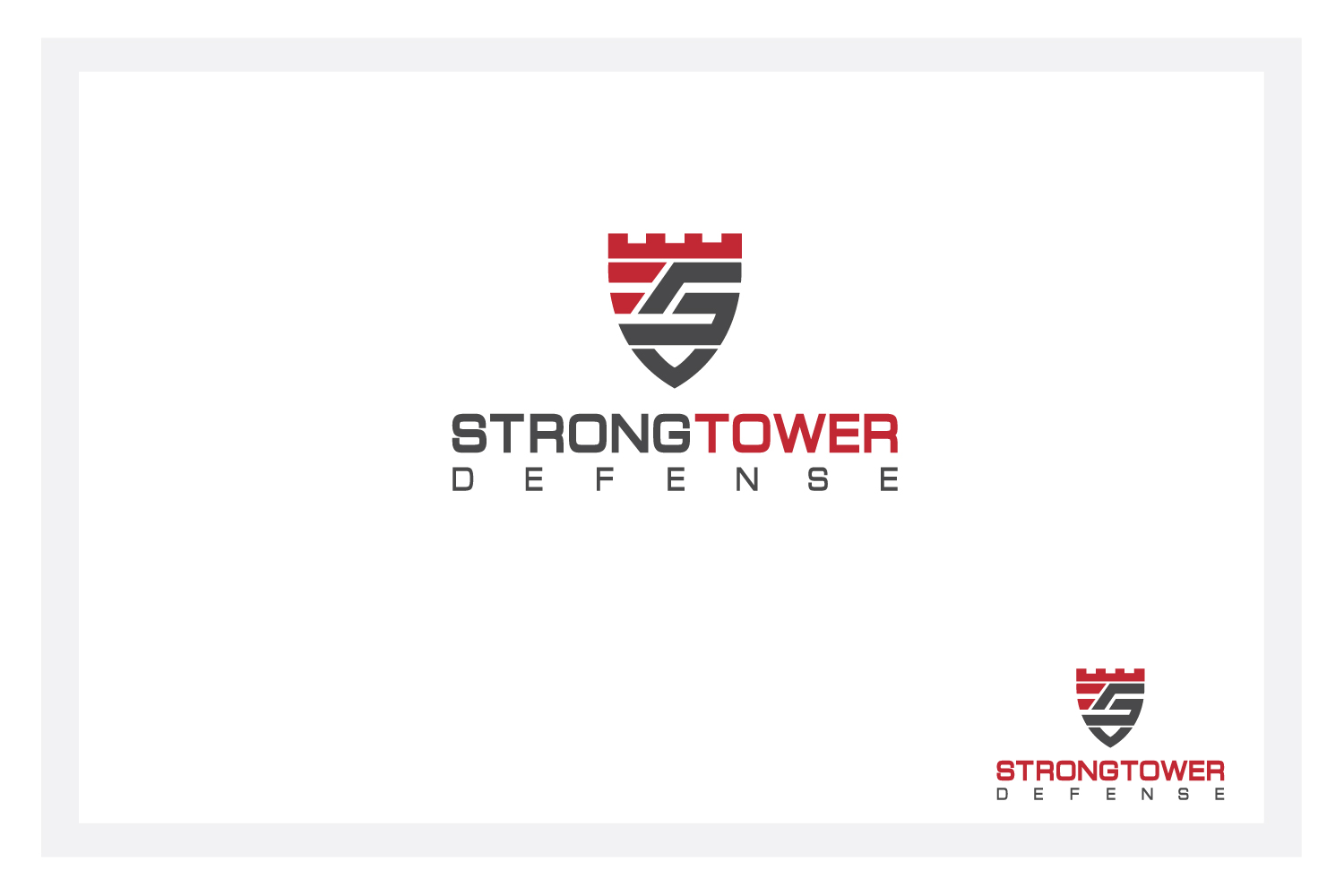 Logo Design by solidinto for Strongtower Defense | Design #15836261
