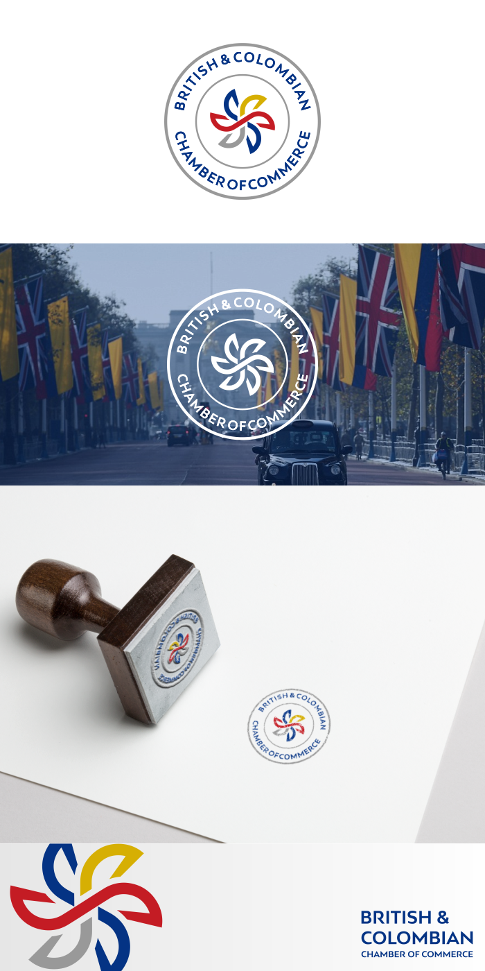 Logo Design by luiz otavio I DESIGN for British & Colombian Chamber of Commerce  | Design #16462683