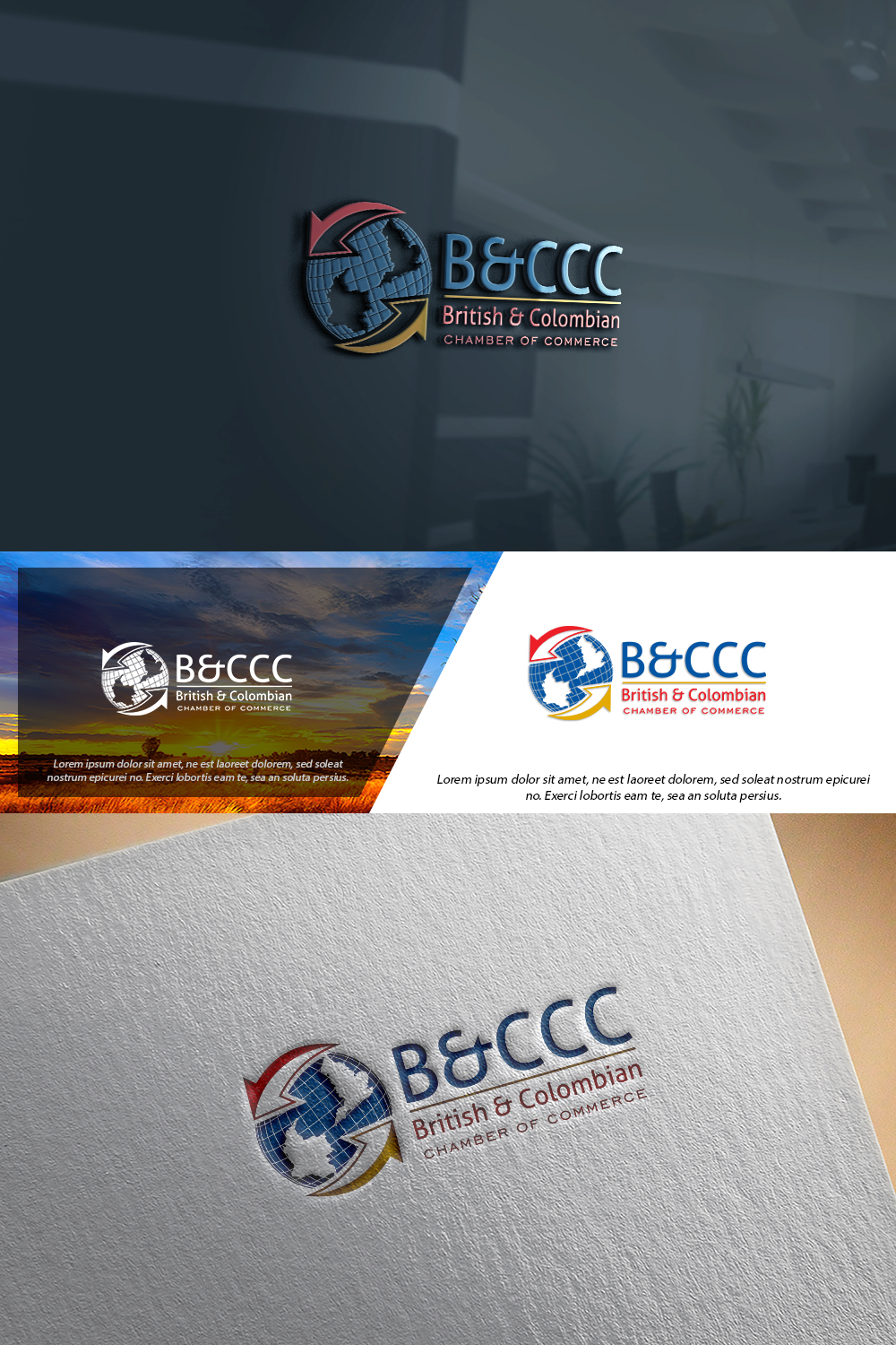 Logo Design by damian for British & Colombian Chamber of Commerce  | Design #15817883