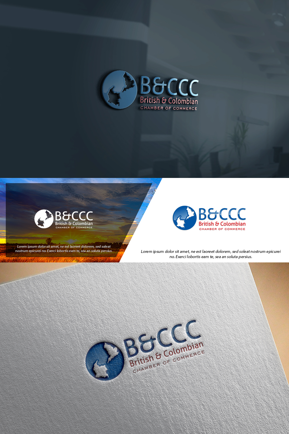 Logo Design by damian for British & Colombian Chamber of Commerce  | Design #15944147
