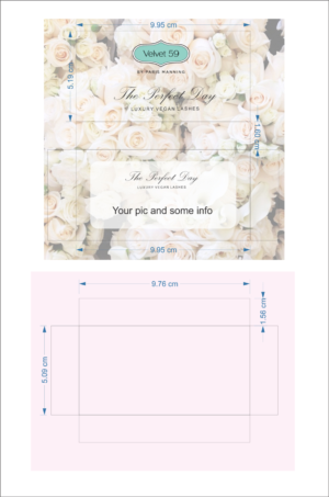The Perfect Day luxury vegan wedding Lashes (design project)  | Packaging Design by fumbh.designs