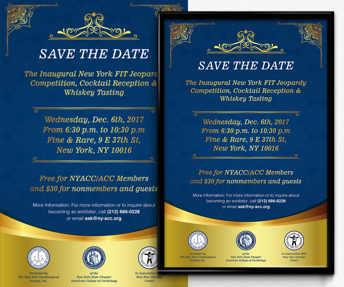 Design de Flyer par Claireative pour The New York Cardiological Society, Inc. | Design #15832500