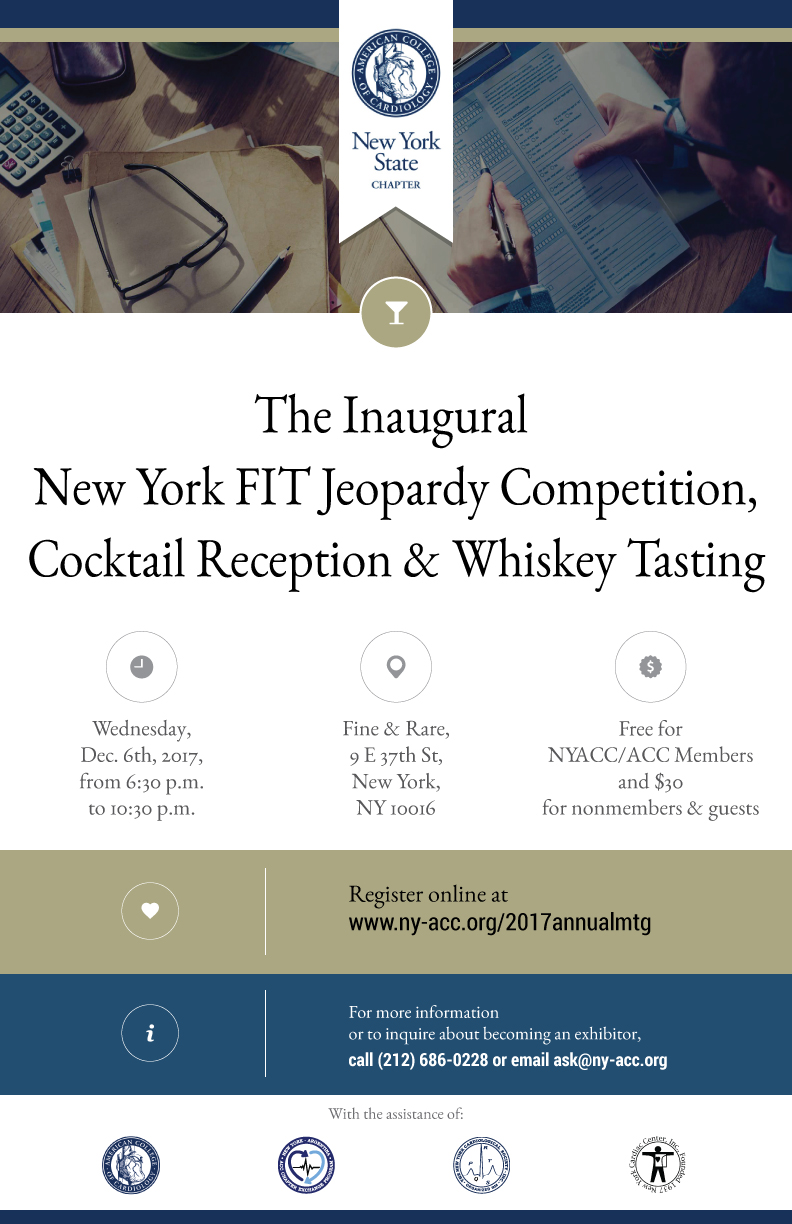 Flyer Design by BS Dimitrov for The New York Cardiological Society, Inc. | Design #15861875