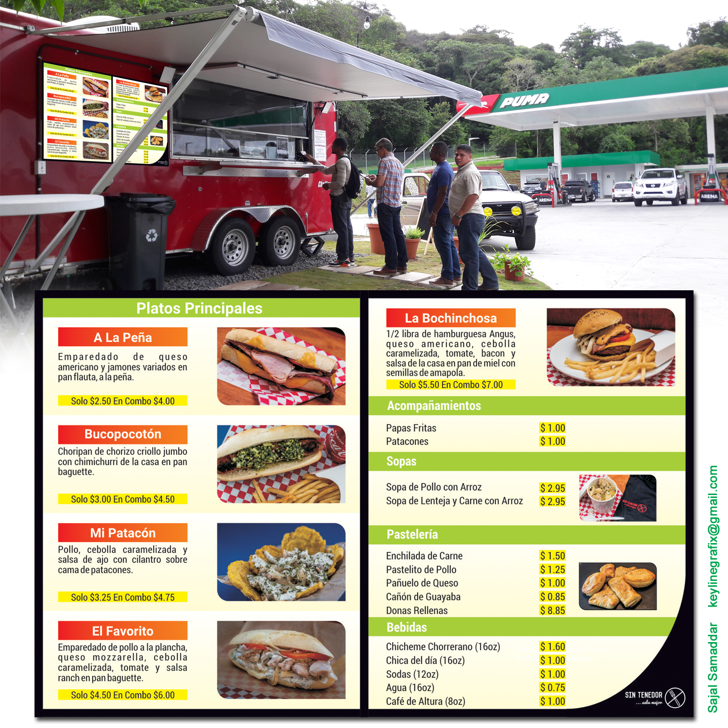 Design de Menu par Sajal Samaddar pour ce projet | Design #15888265