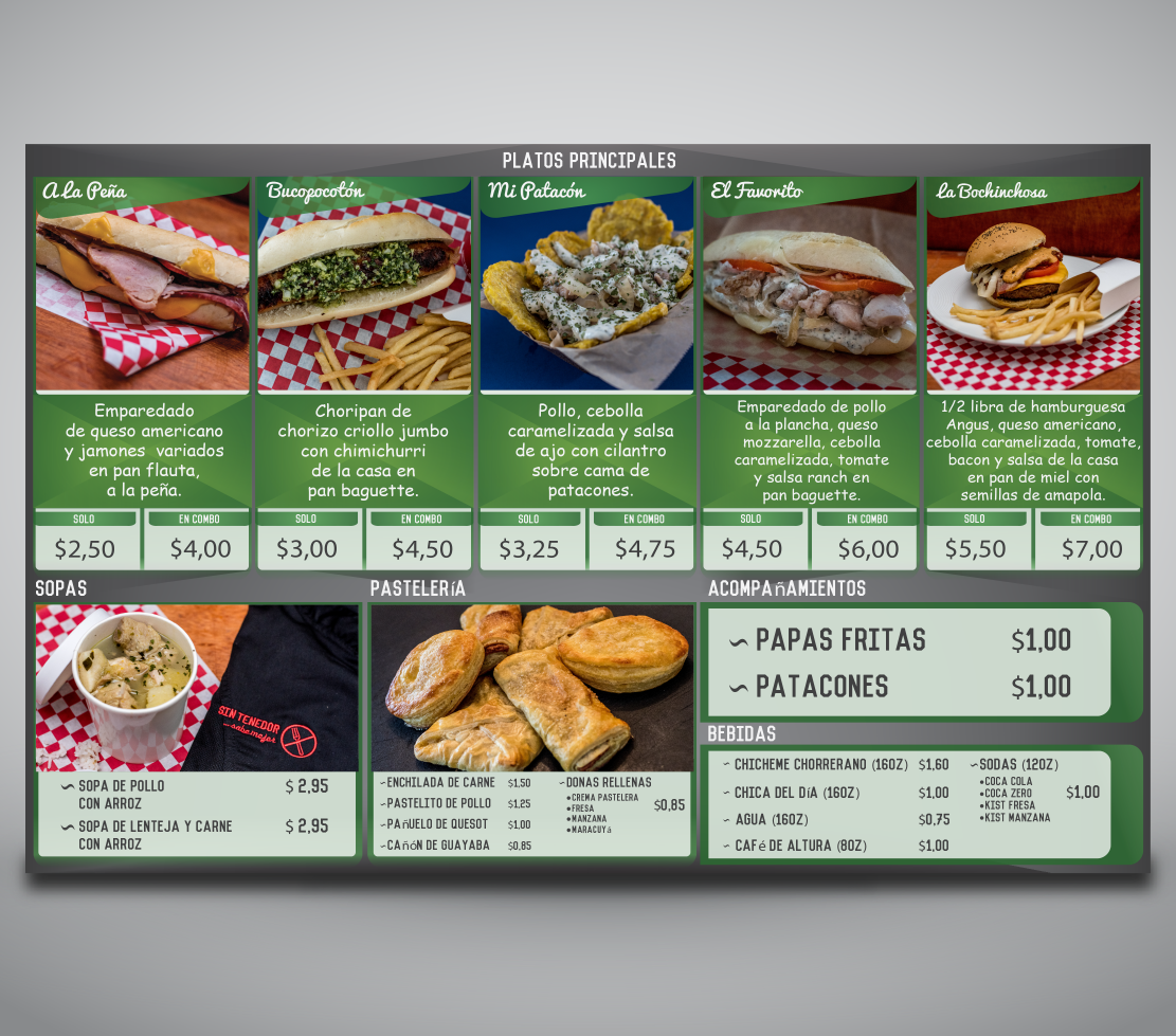 Menu Design by Owleria for this project | Design #15898945