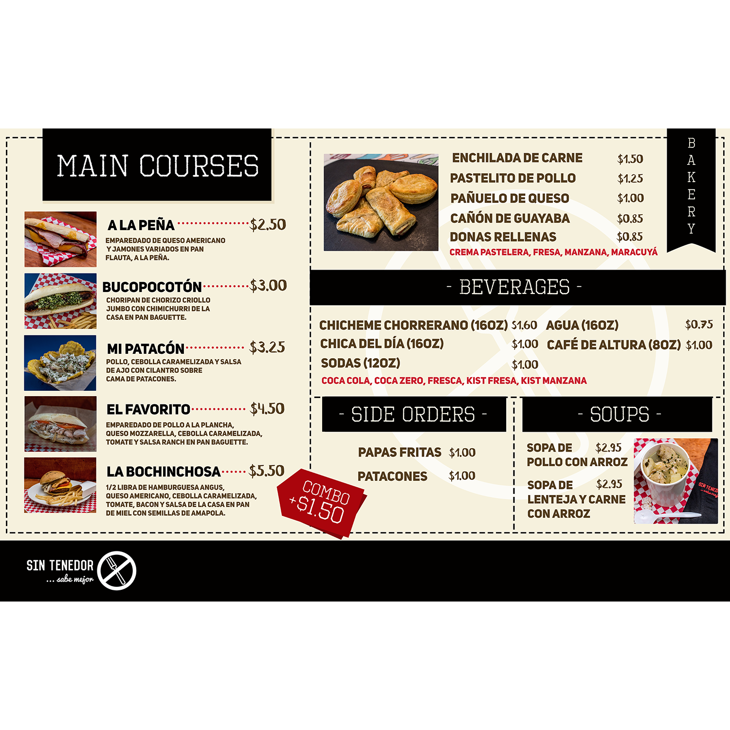 Menu Design by CatEyesStudio for this project | Design #15845306