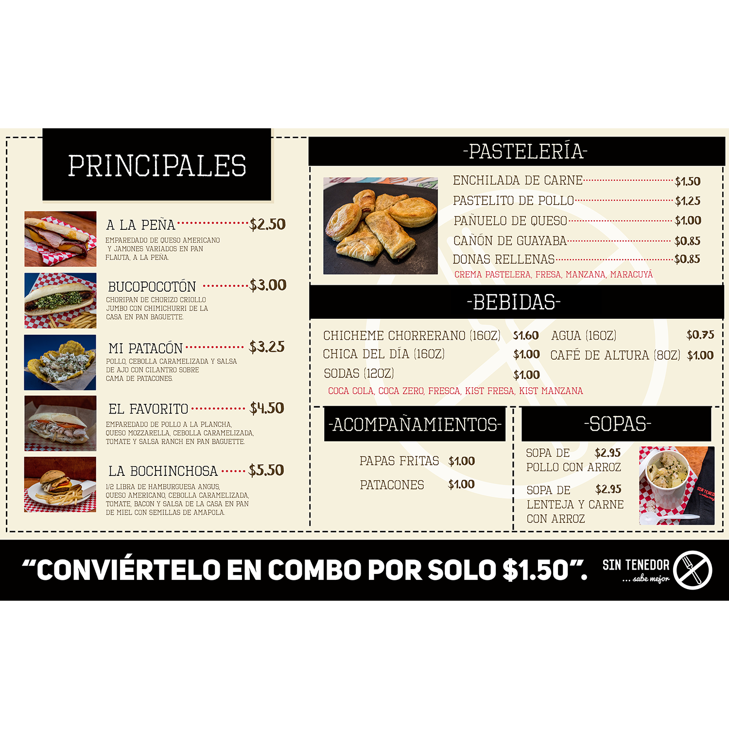 Menu Design by CatEyesStudio for this project | Design #15929486