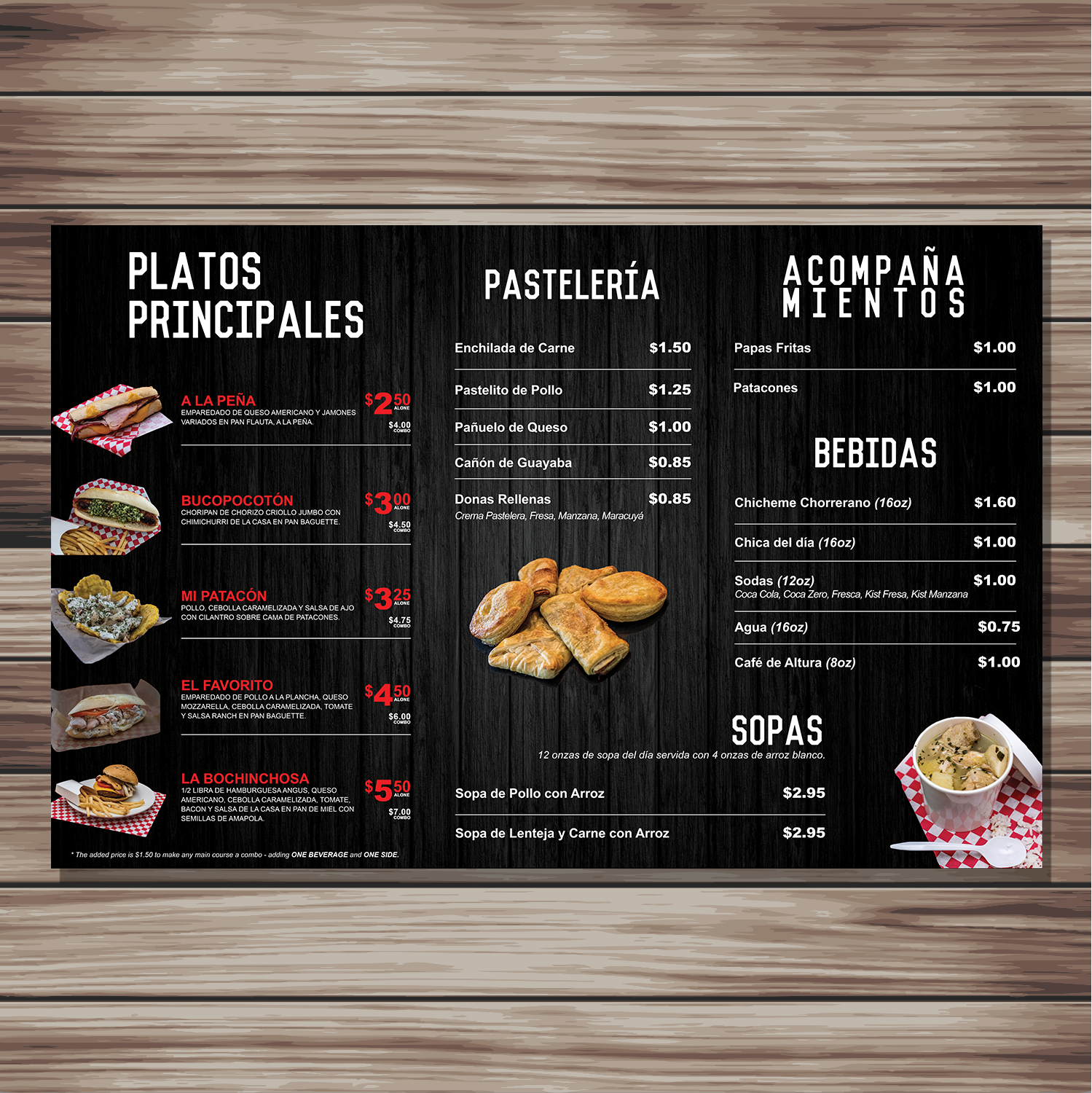 Design de Menu par YNS PRODUCTION pour ce projet | Design #15984086