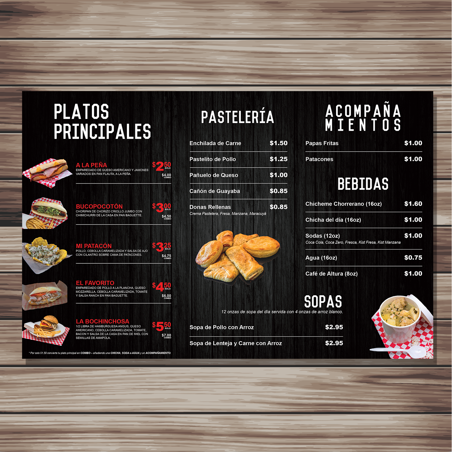 Menu Design by YNS PRODUCTION for this project | Design #16005663