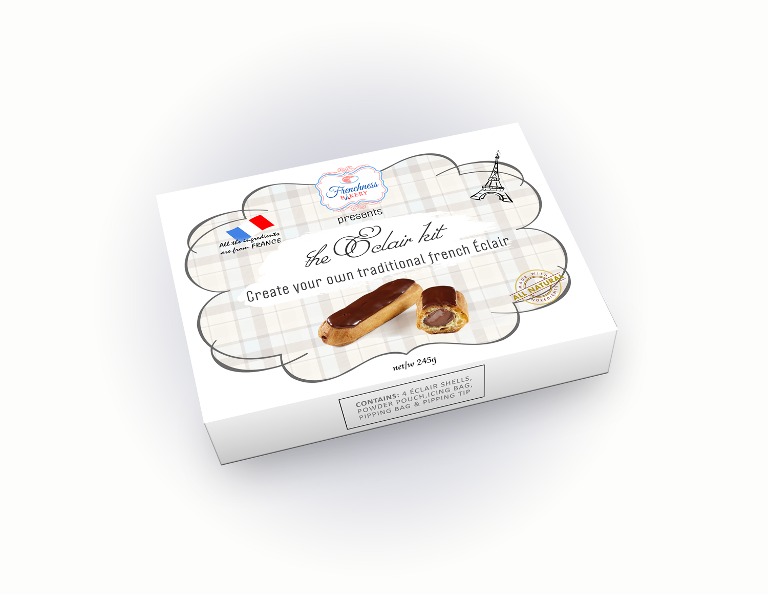 Packaging Design by tarokun for Frenchness, LLC | Design #15931182