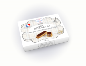 Become a real French Pastry chef with an easy 3 step pastry kit box. | Diseño de Empaque por tarokun