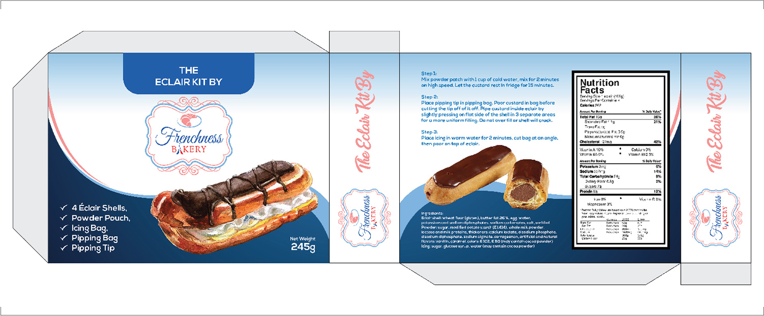Packaging Design by Deziners Zone for Frenchness, LLC | Design #15872793