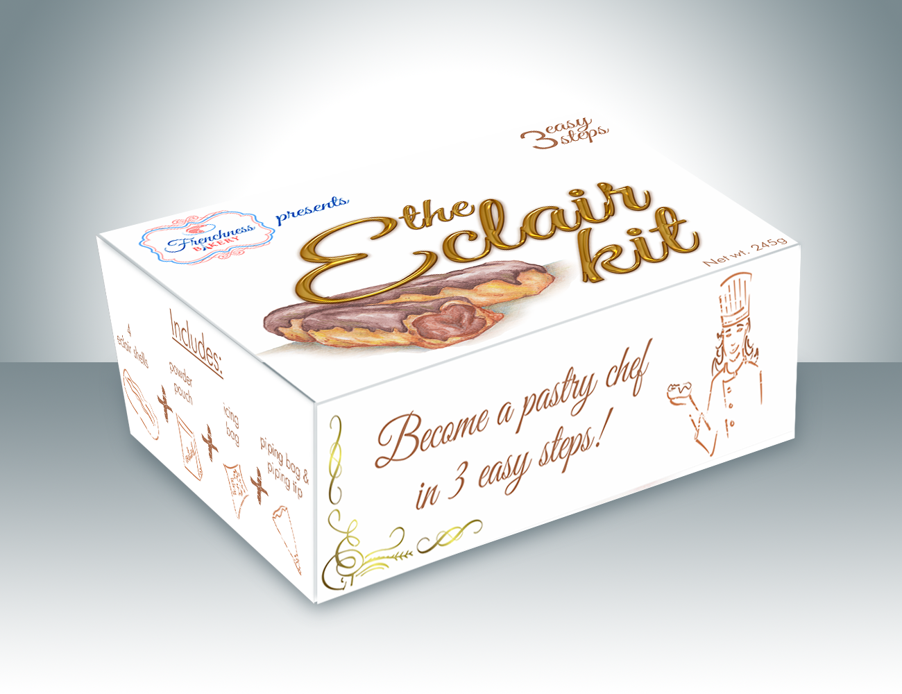 Packaging Design by Lezette_G for Frenchness, LLC | Design #15948069