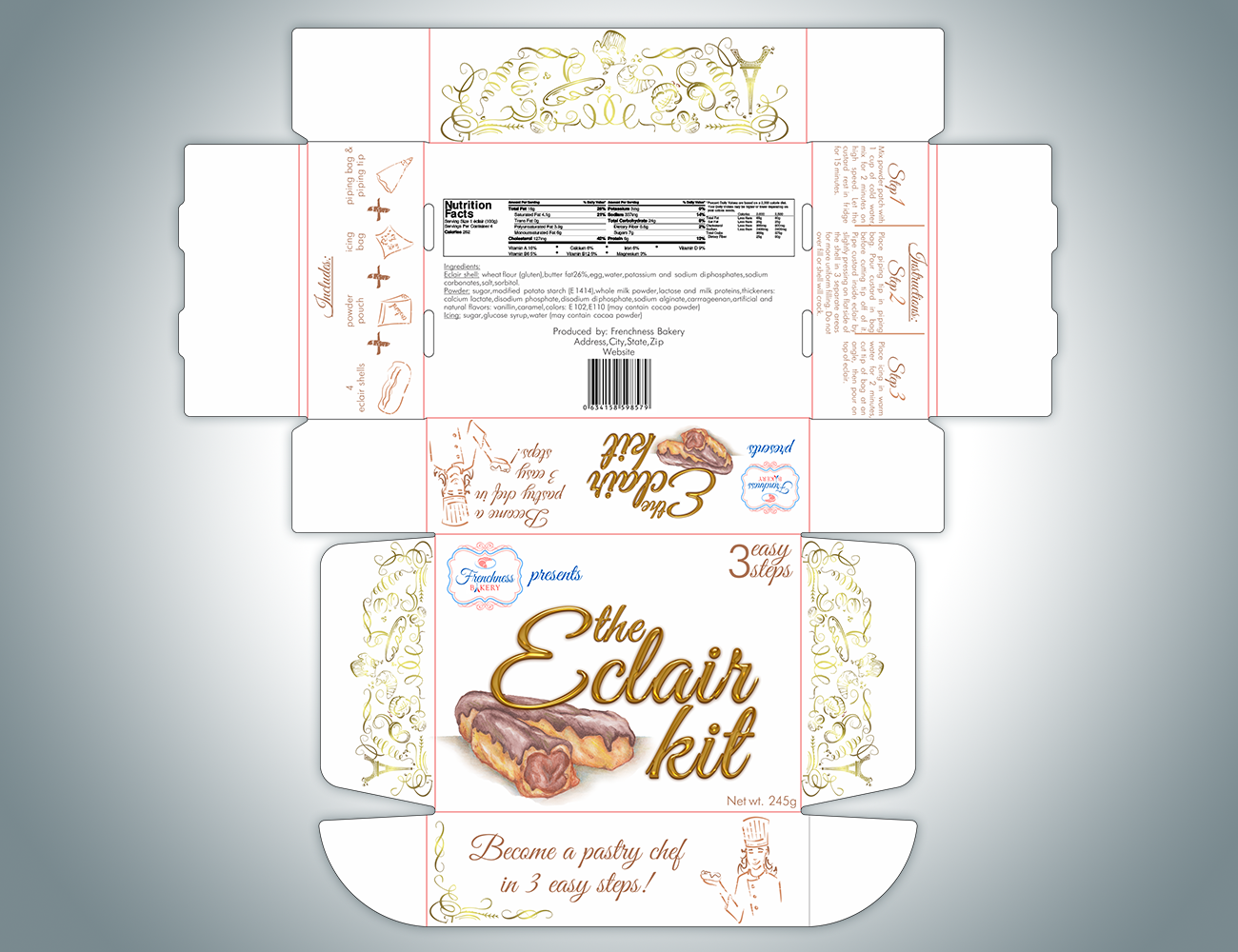 Diseño de Empaque por Lezette_G para Frenchness, LLC | Diseño #15948070