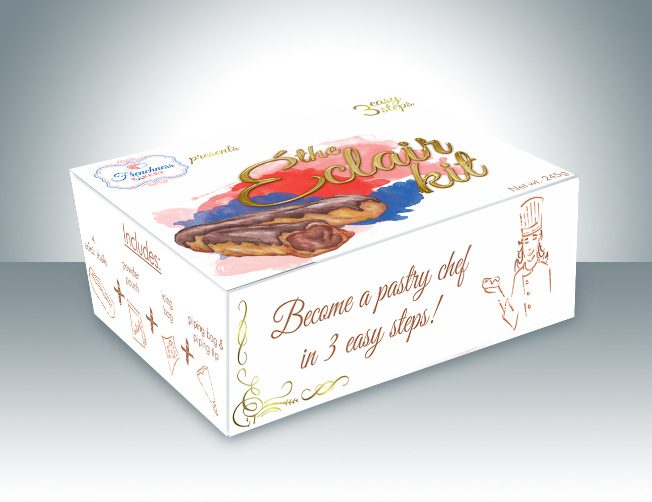 Packaging Design by Lezette_G for Frenchness, LLC | Design #15964700