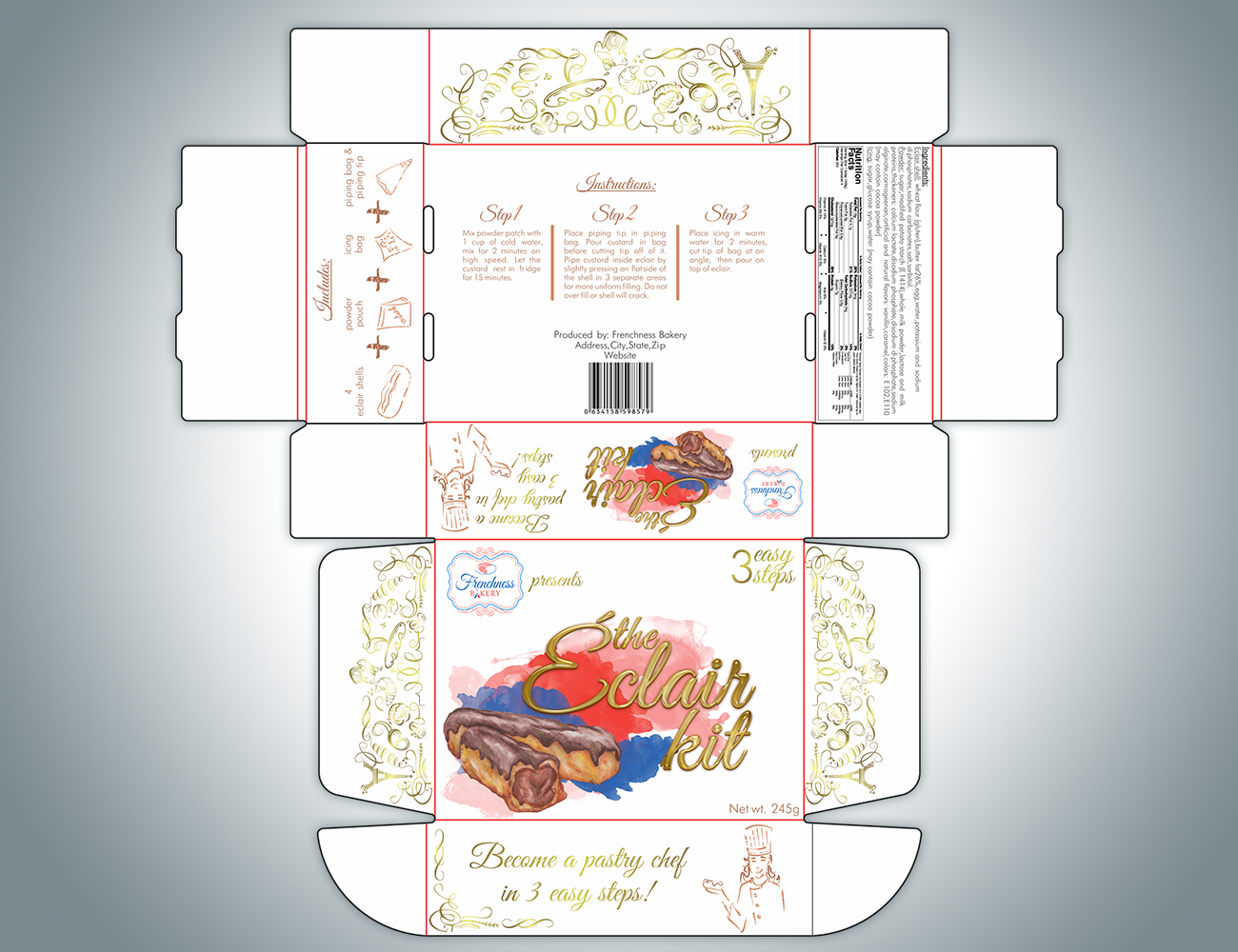 Packaging Design by Lezette_G for Frenchness, LLC | Design #15964701