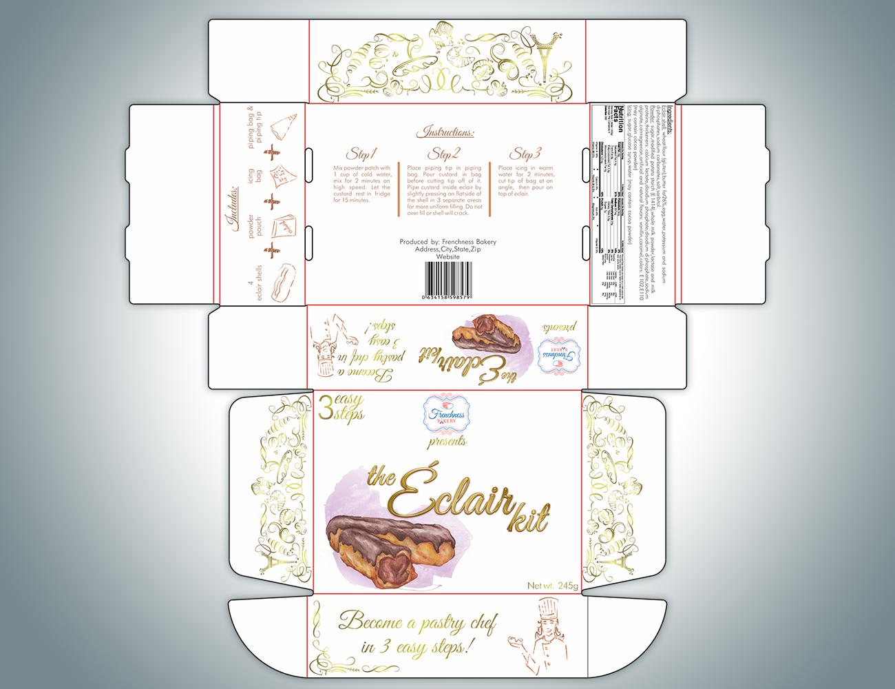 Packaging Design by Lezette_G for Frenchness, LLC | Design #15964717