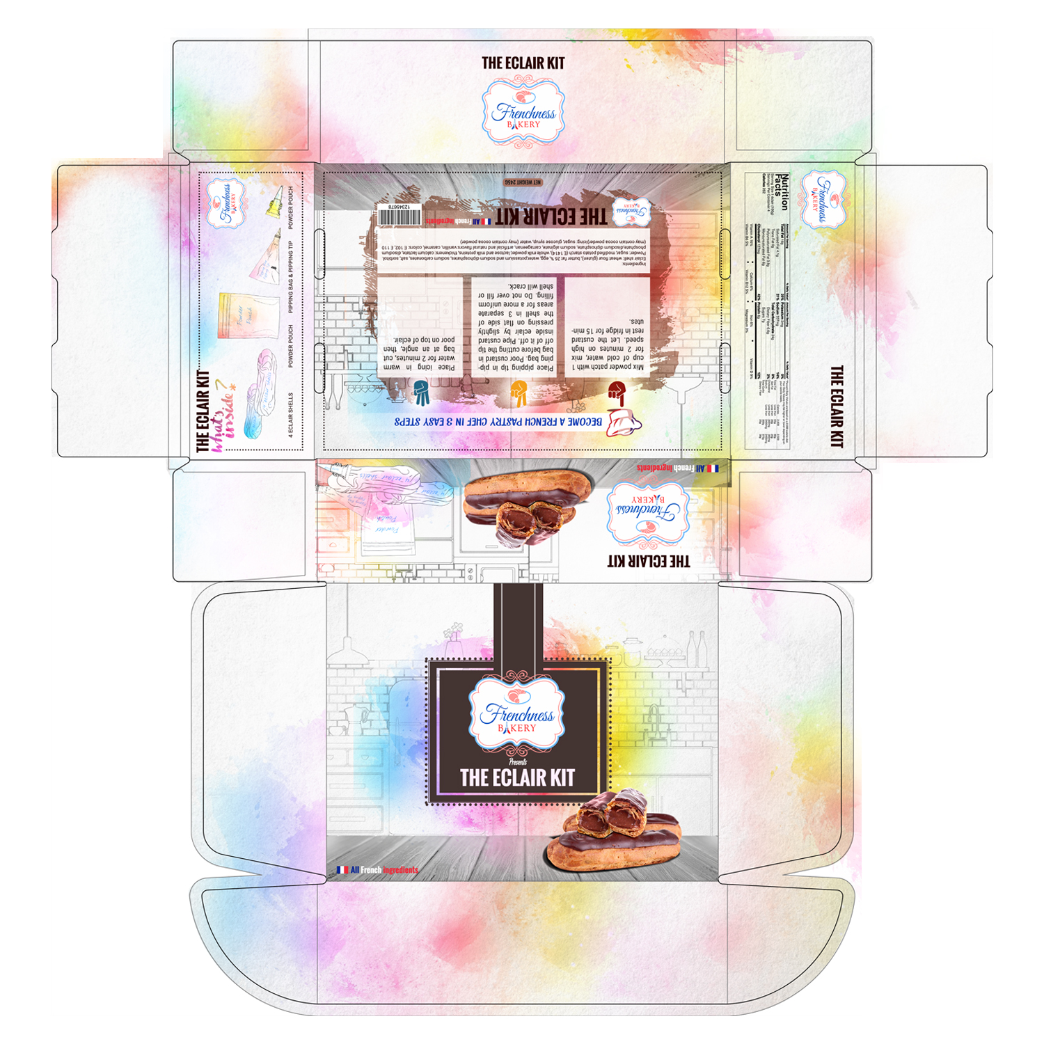 Packaging Design by SAI DESIGNS for Frenchness, LLC | Design #16009024